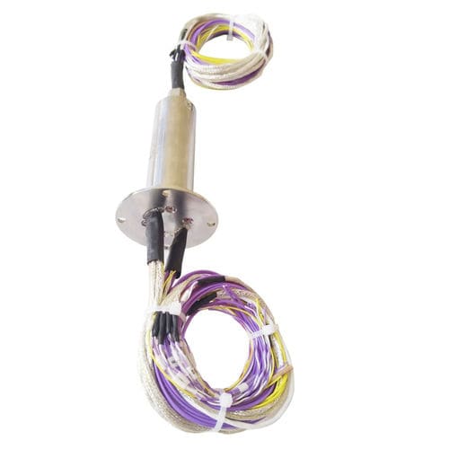 Вращающийся коллектор с фланцем - DHS030-6 - JiuJiang Ingiant Technology Co.,Ltd - через Ethernet / Gigabit Ethernet / с капсулой