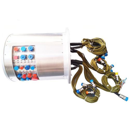 Электрооптический вращающийся коллектор - DHK140-146 - JiuJiang Ingiant Technology Co.,Ltd - гидравлический / с капсулой / с проходом в центре