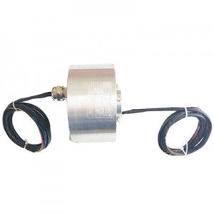 Вращающийся коллектор по индивидуальному заказу - DHK025 series - JiuJiang Ingiant Technology Co.,Ltd - с проходом в центре / для упаковочной машины / для упаковочной машины