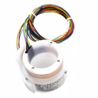 Вращающийся коллектор с проходом в центре - DHK028-5 - JiuJiang Ingiant Technology Co.,Ltd - с полой осью / из 2 частей / медицинский