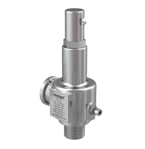 Газовый клапан контроля давления - HV-SRV-07 - Hyper Valves - пар / для воды / для резервуара