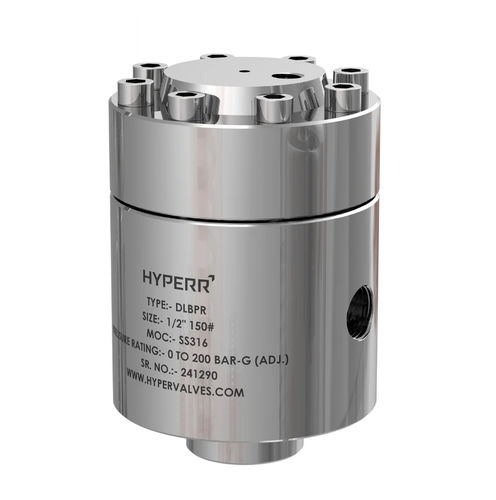 Регулятор противодавления для воды - HV-DLBPR-02 - Hyper Valves - для нагретого газа / поршневый / с куполом