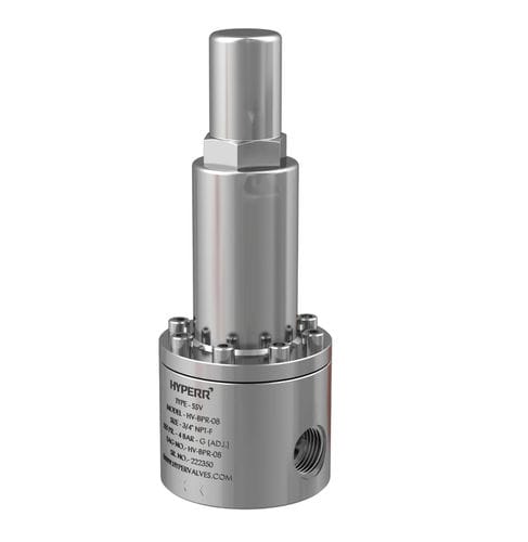 Предохранительный клапан для остановки - HV-SSV-01 - Hyper Valves - газовый / EN 14382 / из нержавеющей стали