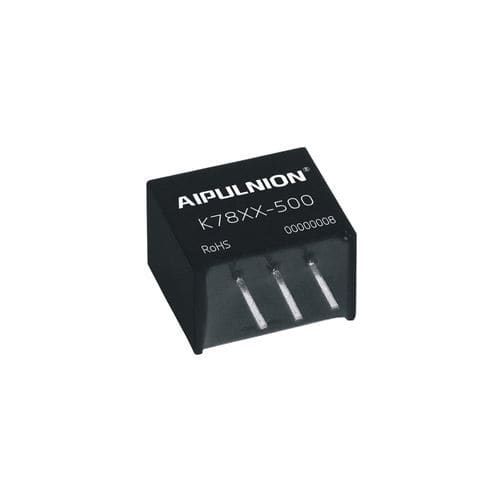 Регулируемый преобразователь DC/DC - K78XX-500 - Guangzhou Aipu Electron Technology Co.,Ltd - с незначительными волновыми колебаниями / SIP / компактный