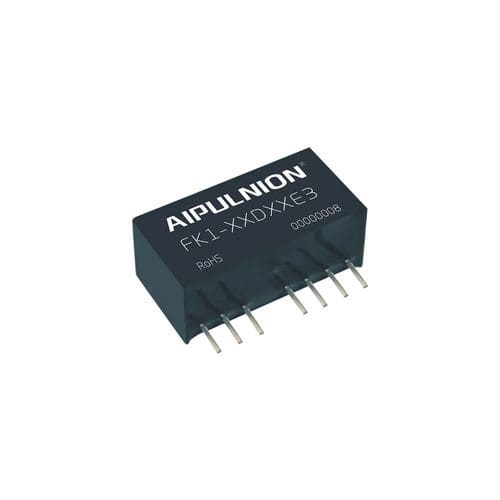 Регулируемый преобразователь DC/DC - FK1-XXXXXE3 - Guangzhou Aipu Electron Technology Co.,Ltd - с входным напряжением 2:1 / с незначительными волновыми колебаниями / SIP-7