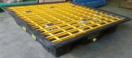 Сборный поддон 4 бочки - Ergen Plastic Industries - из пластика