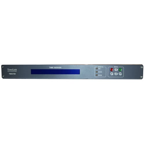 Сервер времени NTP - TMS3700 - TimeLink microsystems - GNSS / IRIGB / для монтажа в стойку