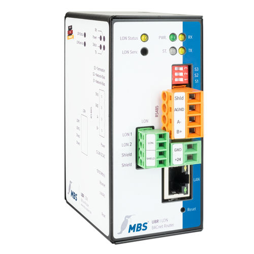 Маршрутизатор BACnet - UBR | LON - MBS GmbH - связи / ЛВС / RS485