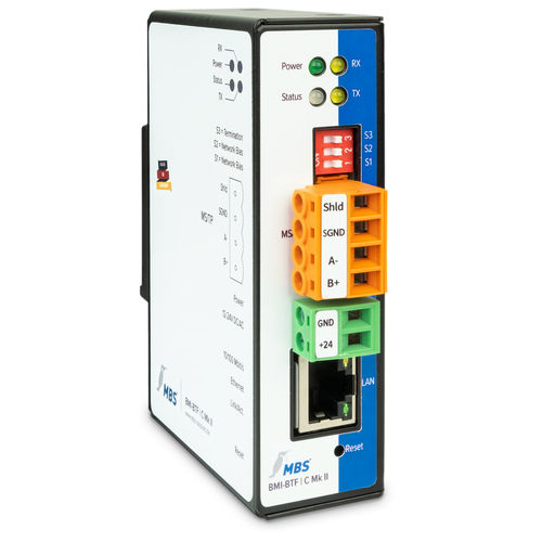 Маршрутизатор BACnet - UBR-BTF | Mk II - MBS GmbH - для передачи данных / ЛВС / RS485