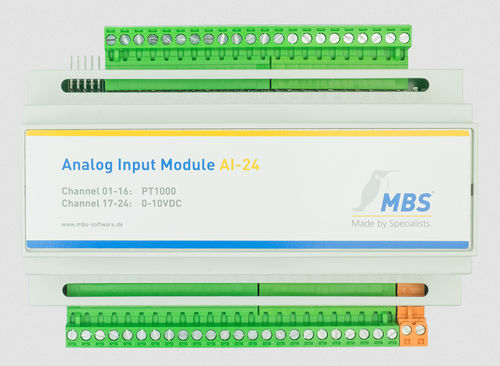 Цифровой модуль входа/выхода - MBS GmbH - аналоговый / RS485 / Modbus