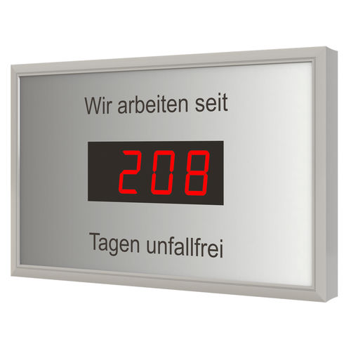 Табло LED - AFI-Display - BÜRK MOBATIME GmbH - цветное / 7 сегментов / промышленное