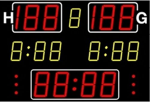 Табло LED - MSA 210.300-1000 - BÜRK MOBATIME GmbH - сенсорное / графическое / контрольное