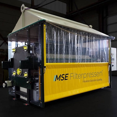 Фильтр-пресс с боковой балкой - GFP series - MSE Filterpressen GmbH - с рамами / автоматический / высокое давление