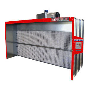 Открытая окрасочная кабина - PLAIN - Fenice Machinery srl - для запасных частей / с фильтром / модульная