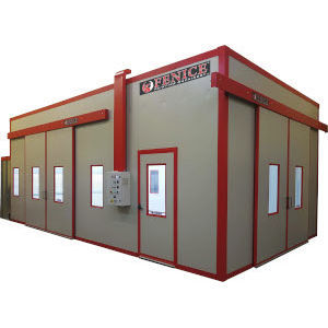 Закрытая окрасочная кабина - FENICE-D - Fenice Machinery srl - для запасных частей / с фильтром / автоматическая