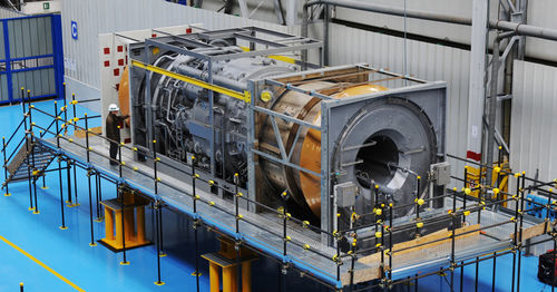 Газовая турбина - Frame 7/1EA - Baker Hughes - с применением механического привода / моновал