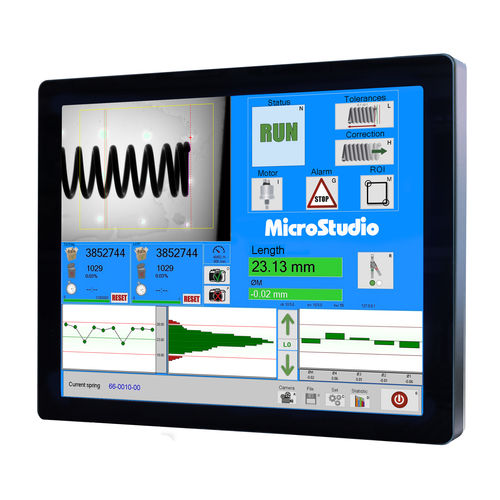 Измерительная система диаметра - LED50 - MicroStudio S.r.l - длины / прочность на сжатие / видео