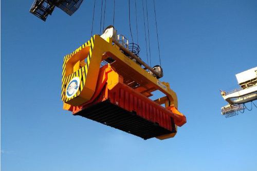 Траверса для контейнера - RAM 4111 STS - Peiner - фиксированная / полуавтоматическая
