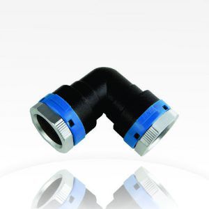 Пневматический фитинг - 85.050 series - EQOfluids FR - вставной / под углом 90° / из алюминия