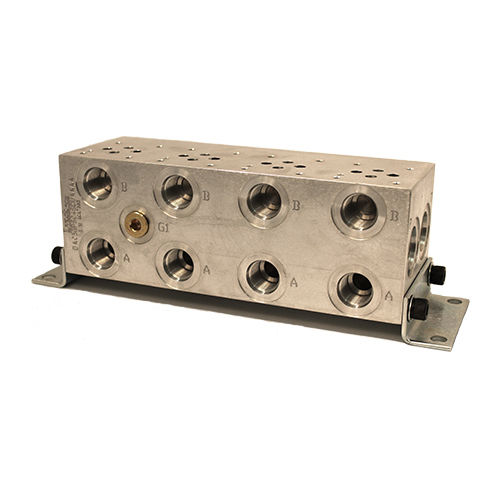 Многоканальный коллектор - B series - Lynch Fluid Controls Inc. - из алюминия / гидравлический / по индивидуальному заказу