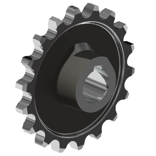 Шестерня цепи - AKT GmbH - с прямозубым зацеплением / со ступичным узлом / из стали