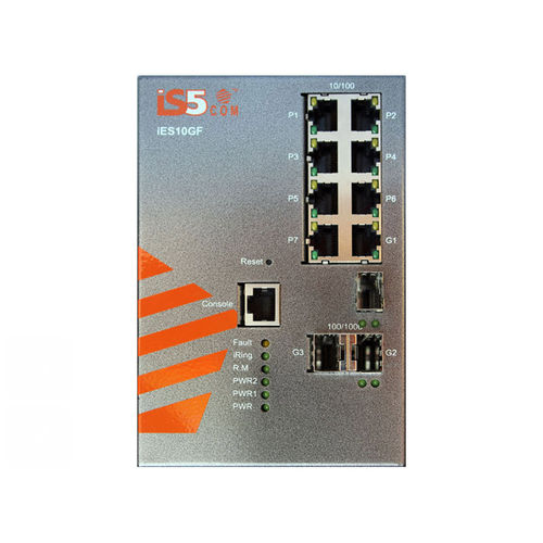 Управляемый коммутатор Ethernet - iES10GF - iS5 Communications - 10 портов / Gigabit Ethernet / SFP+