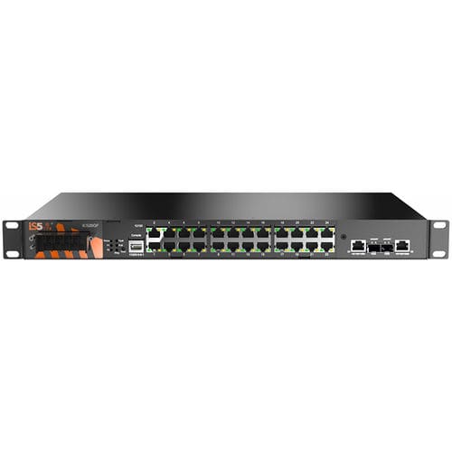 Управляемый коммутатор Ethernet - iES26GF - iS5 Communications - 26 портов / монтаж на стойку