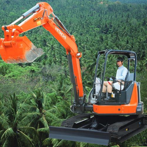 Экскаватор мини - ZX48U-5A - HITACHI Construction Machinery - гусеничный / Tier 2 / для строительной площадки