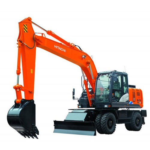 Промежуточный экскаватор - ZX190W-5A - HITACHI Construction Machinery - на колесах / дизельный / для строительной площадки