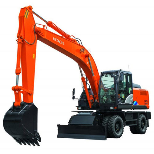 Промежуточный экскаватор - ZX210W-5A - HITACHI Construction Machinery - тяжелый / на колесах / дизельный