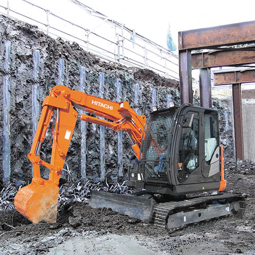 Промежуточный экскаватор - ZX38U-5A	 - HITACHI Construction Machinery - гусеничный / дизельный / для строительной площадки