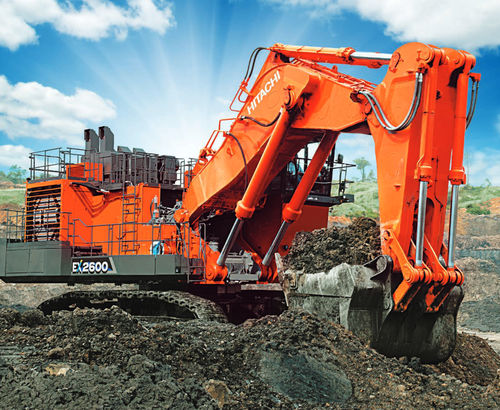 Гусеничный экскаватор с прямой лопатой - EX2600-7 - HITACHI Construction Machinery - для шахт и карьеров