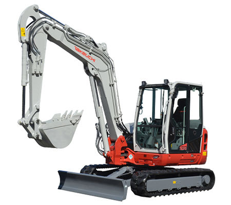 Экскаватор мини - TB370 - TAKEUCHI - гусеничный / дизельный / компактный