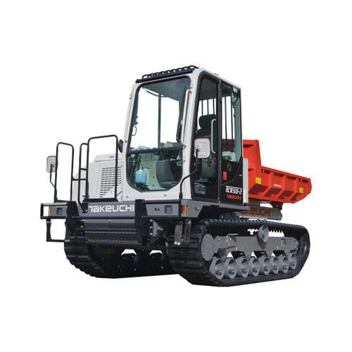 Гусеничный опрокидыватель - TCR50-2 - TAKEUCHI - гидравлический / с задней разгрузкой / широкий