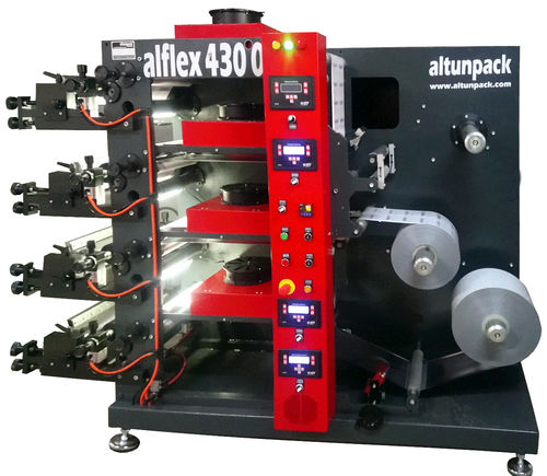 3-цветный флексографическая печатная машина - alflex 3300 - altunpack makine san tic ltd şti - для бумаги / для пластиковой пленки / для картонных коробок
