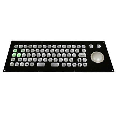 Встраиваемая клавиатура - CK-KB373132-50TBPKKL - Clickin Industrial Co., Ltd. - микропереключатель / с трекболом / с мышью
