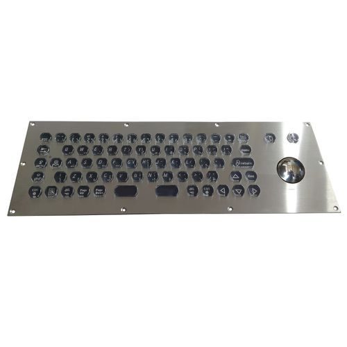 Встраиваемая клавиатура - CK-KB373132-38TBPKBL - Clickin Industrial Co., Ltd. - микропереключатель / с трекболом / с мышью