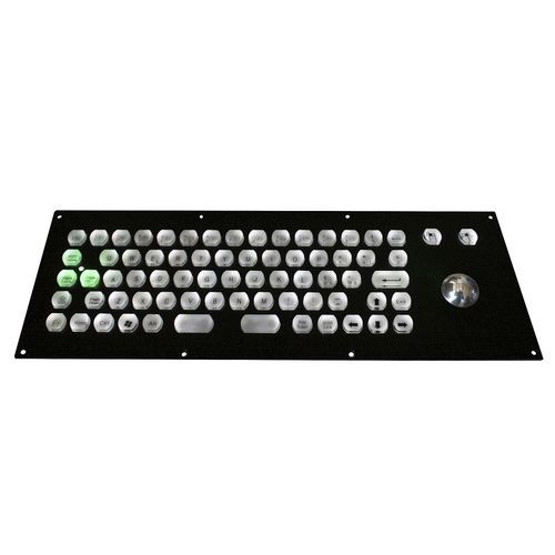 Встраиваемая клавиатура - CK-KB373132-38TBPKKL - Clickin Industrial Co., Ltd. - микропереключатель / с трекболом / с мышью