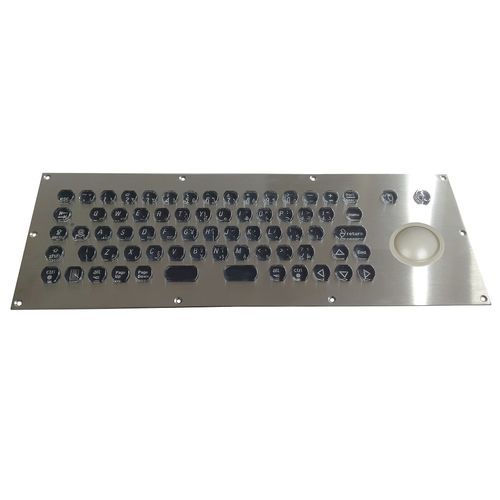 Встраиваемая клавиатура - CK-KB373132-50TBPKBL - Clickin Industrial Co., Ltd. - микропереключатель / с трекболом / с мышью