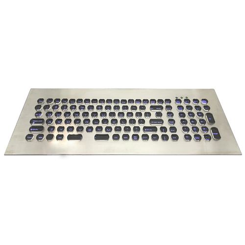 Встраиваемая клавиатура - CK-KB17IN1 - Clickin Industrial Co., Ltd. - микропереключатель / для транспортной отрасли / для авиакосмического применения