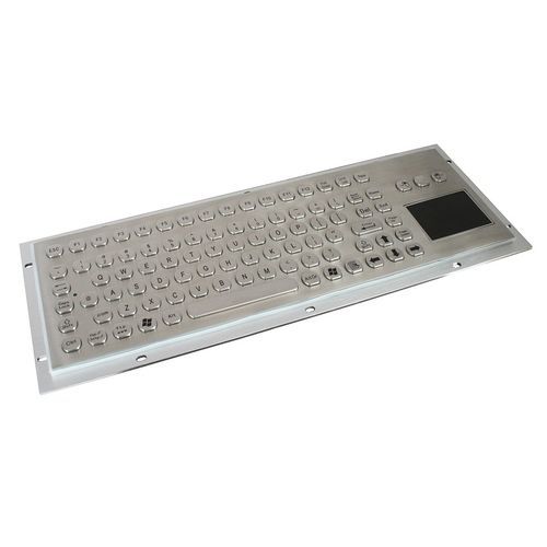 Встраиваемая клавиатура - CK-KB392135-TP - Clickin Industrial Co., Ltd. - угольный контакт / с клавишей Fn / с сенсорной панелью