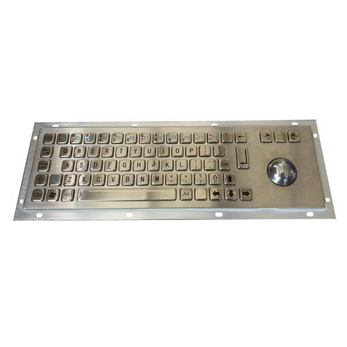 Встраиваемая клавиатура - CK-KB300100-38TB - Clickin Industrial Co., Ltd. - угольный контакт / с трекболом / с мышью