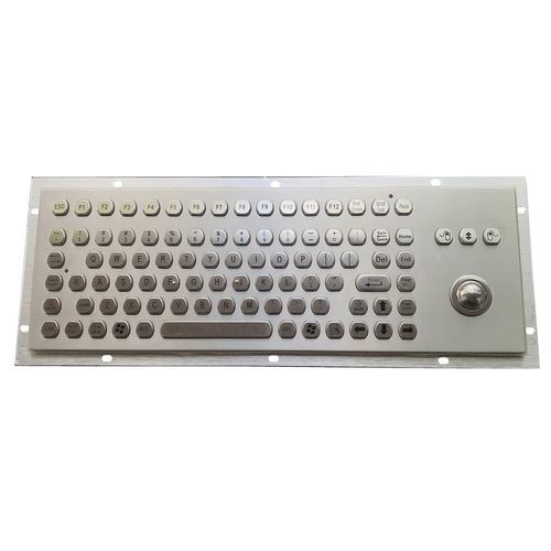 Встраиваемая клавиатура - CK-KB392135-25TB - Clickin Industrial Co., Ltd. - угольный контакт / с трекболом / с мышью