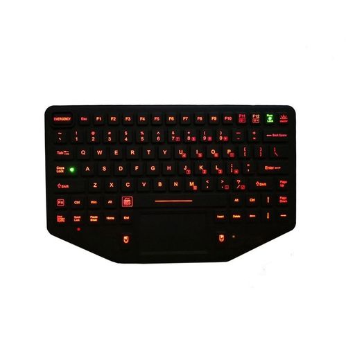 Клавиатура для монтажа в стойку - CK-KB282177-TPSIVE - Clickin Industrial Co., Ltd. - с механическими клавишами / с сенсорной панелью / с мышью
