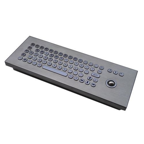 Клавиатура для письменного стола - CK-KB418150-25TBDT - Clickin Industrial Co., Ltd. - угольный контакт / с трекболом / с мышью