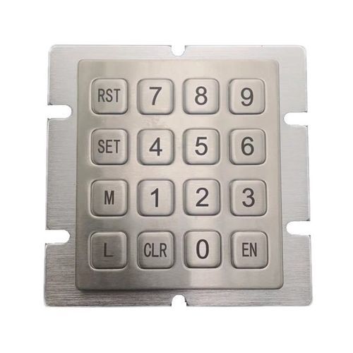 Цифровая клавиатура 16 клавиш - CK-KE9080 - Clickin Industrial Co., Ltd. - встраиваемая / из нержавеющей стали / антивандальная