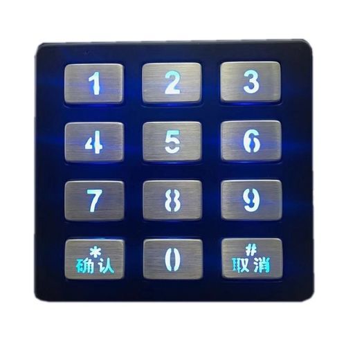 Цифровая клавиатура 12 клавиш - CK-KE10074-KL - Clickin Industrial Co., Ltd. - встраиваемая / из нержавеющей стали / USB