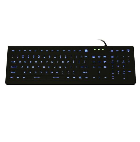 Клавиатура для письменного стола - CK-KB442140-SIBL - Clickin Industrial Co., Ltd. - с механическими клавишами / промышленная / для внешнего использования