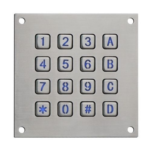 Цифровая клавиатура 16 клавиш - CK-KE113113-BL - Clickin Industrial Co., Ltd. - встраиваемая / из нержавеющей стали / антивандальная