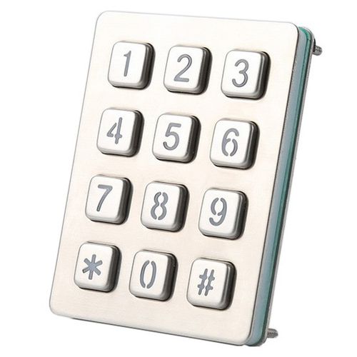 Цифровая клавиатура 12 клавиш - CK-KE9473-BL - Clickin Industrial Co., Ltd. - встраиваемая / из нержавеющей стали / антивандальная